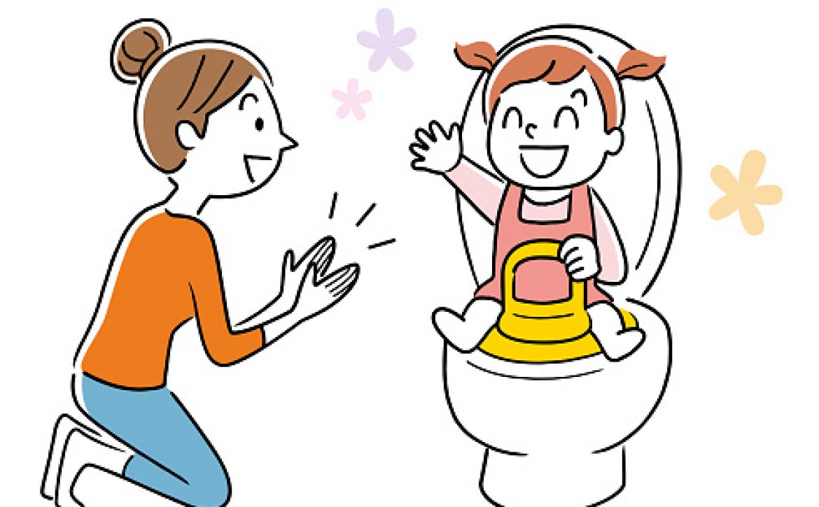 Child care: toilet training, mother and child